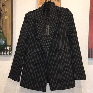 Romeo & Juliet Couture Pinstriped Blazer sz Small